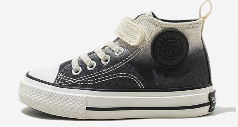 Lenn Unisex Hoge Sneaker Voor Kinderen - Zwart