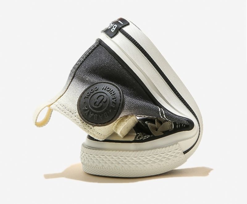 Lenn Unisex Hoge Sneaker Voor Kinderen - Zwart
