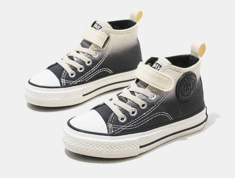 Lenn Unisex Hoge Sneaker Voor Kinderen - Zwart