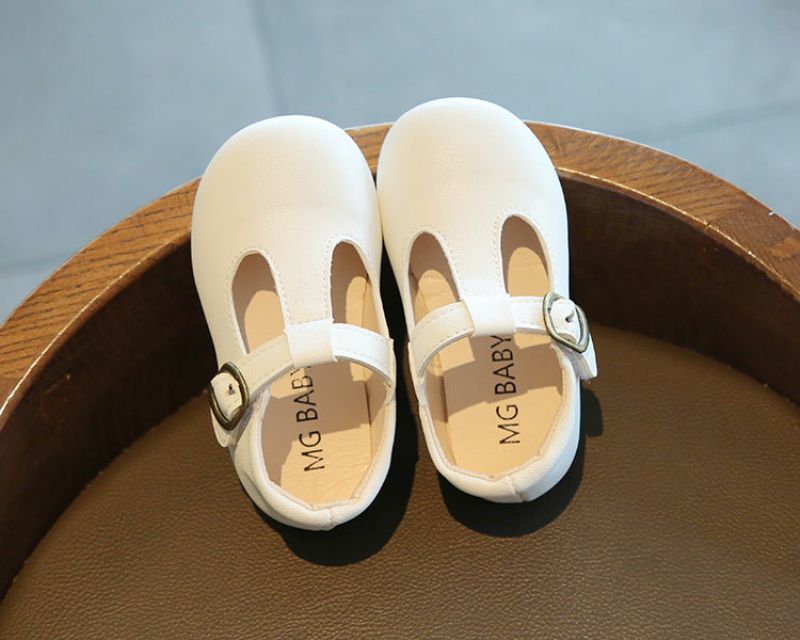 Lenna Meisjes Platte Schoenen - Wit