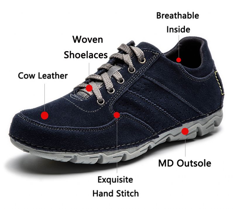 Leobardo Heren Klassieke Sneakers - Grijs