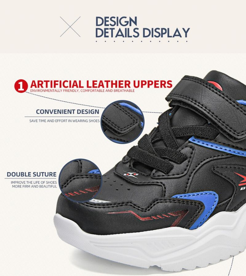 Leon Jongens Fashion Sneaker - Blauw