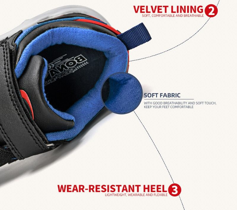 Leon Jongens Fashion Sneaker - Blauw