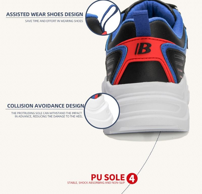 Leon Jongens Fashion Sneaker - Blauw