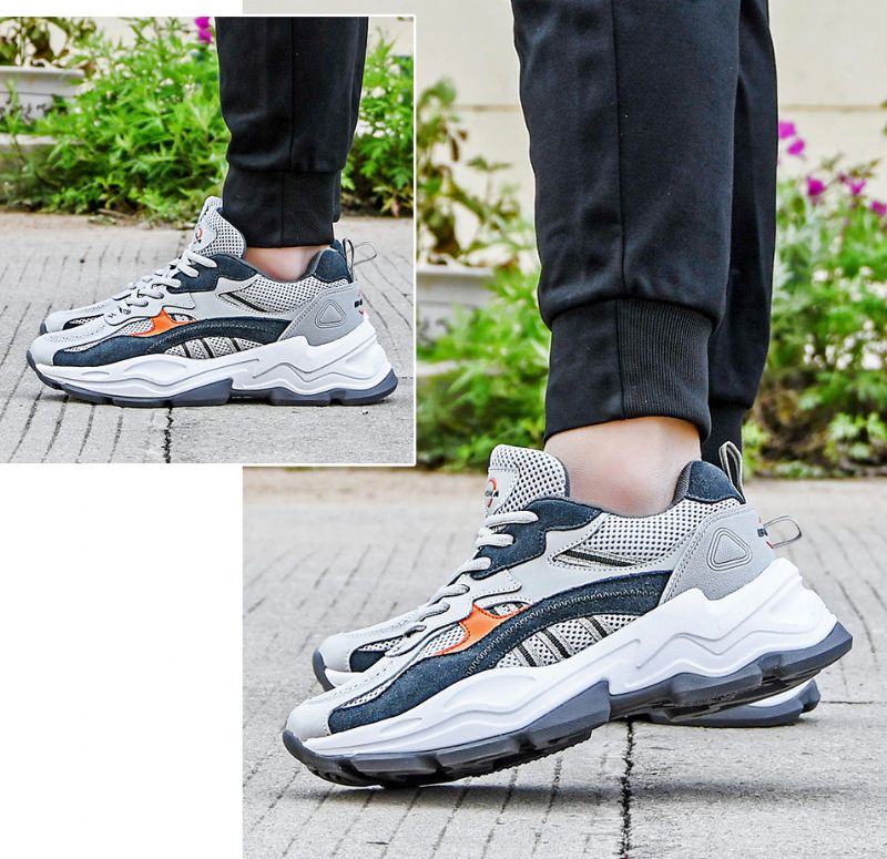 Leonard Heren Casual Sneakers - Grijs
