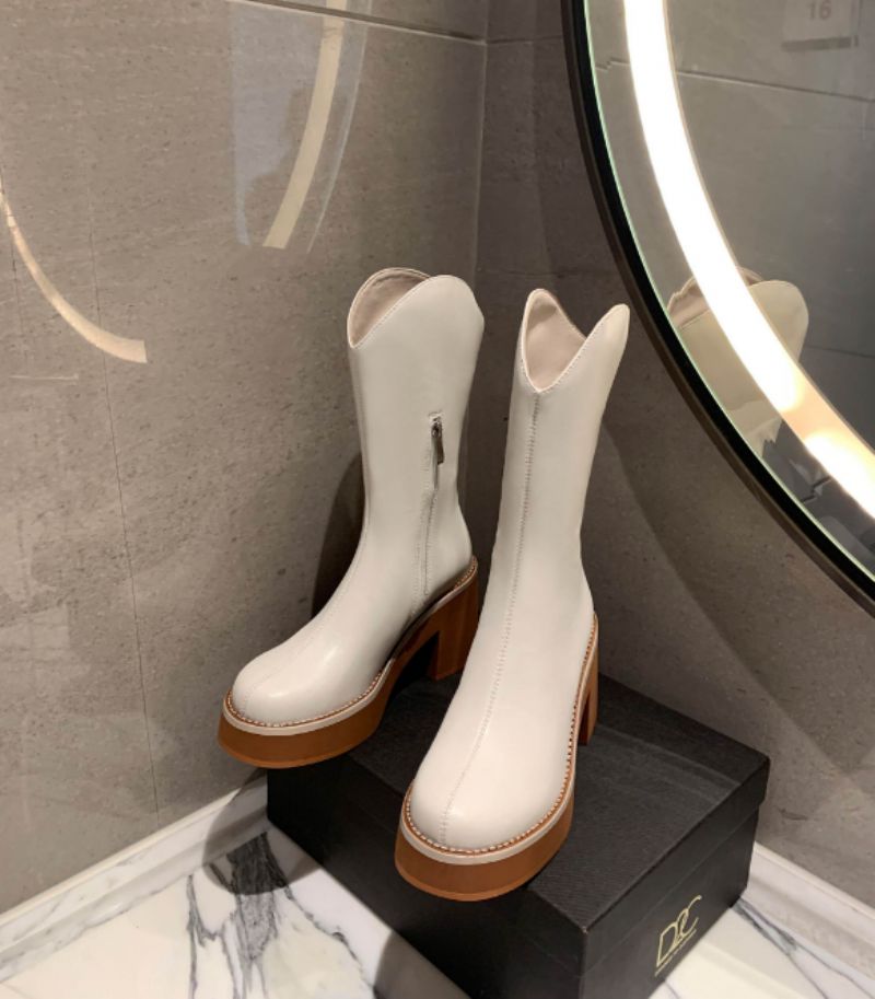 Leonarda-laarzen Voor Dames Leonela - Beige