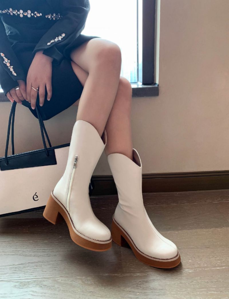 Leonarda-laarzen Voor Dames Leonela - Beige