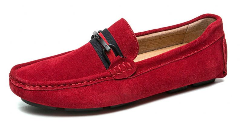 Leonardo Heren Loafers Luxe Schoenen - Rood