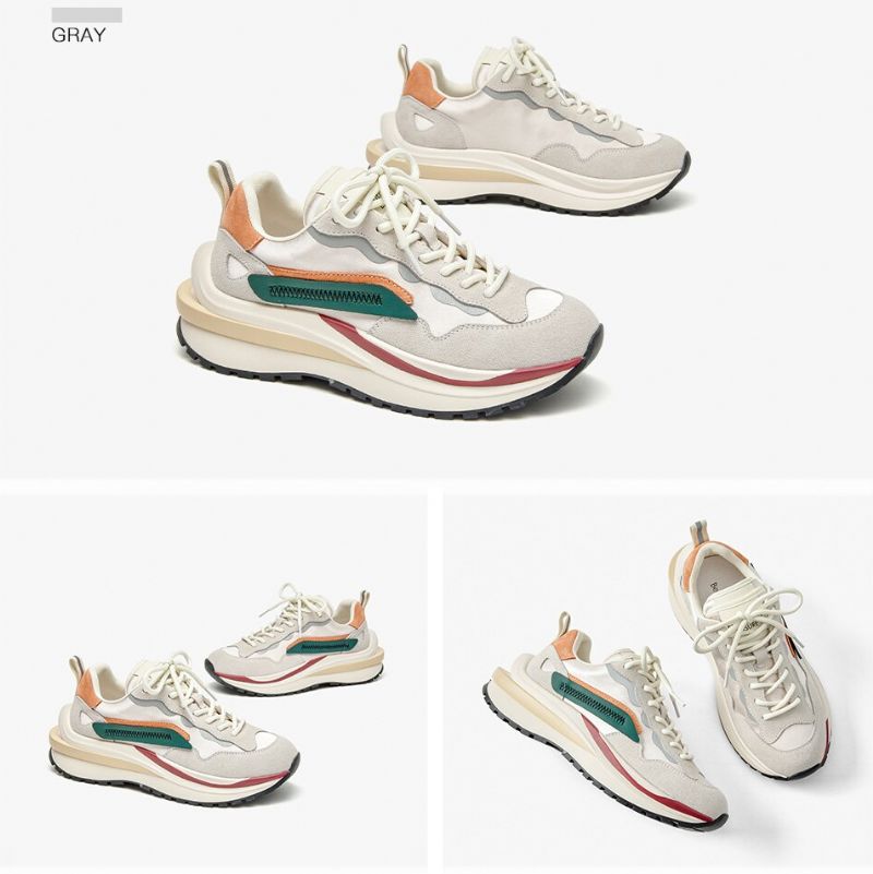 Leone Dames Ademende Sneaker - Grijs