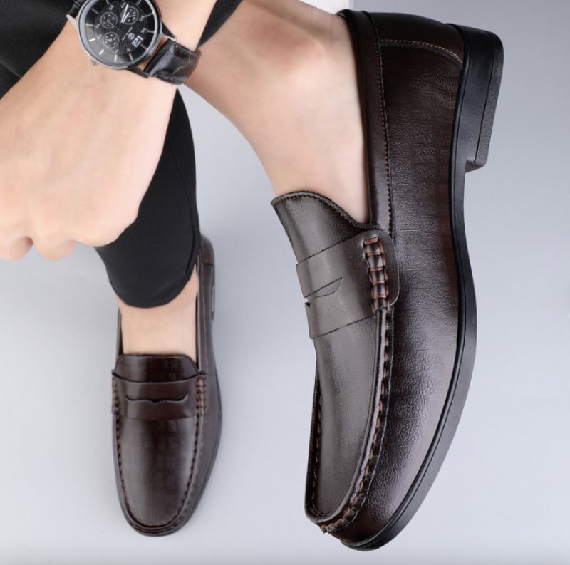 Leonel Heren Loafer Schoenen - Bruin