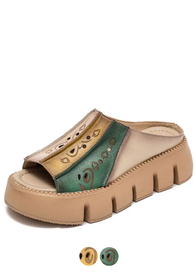 Leonida Dames Pantoffels Wedges
