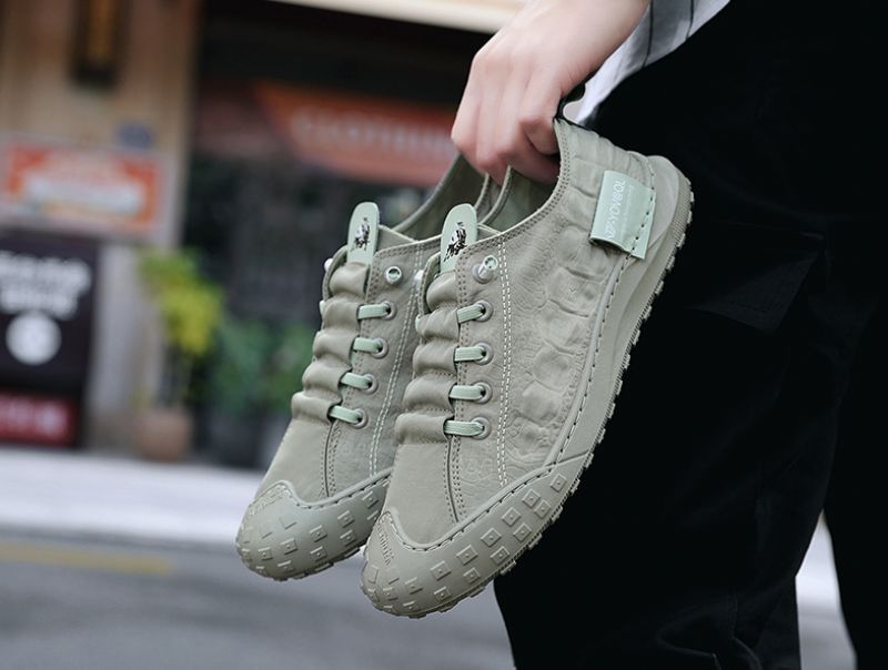Leonidas Heren Casual Sneaker - Grijs