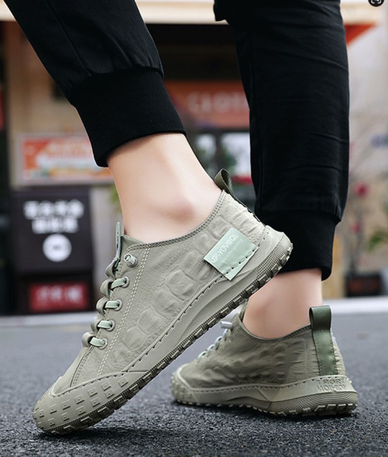 Leonidas Heren Casual Sneaker - Grijs