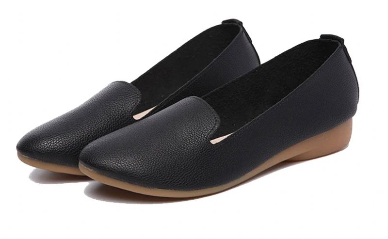 Leonila Dames Loafer Schoenen - Zwart