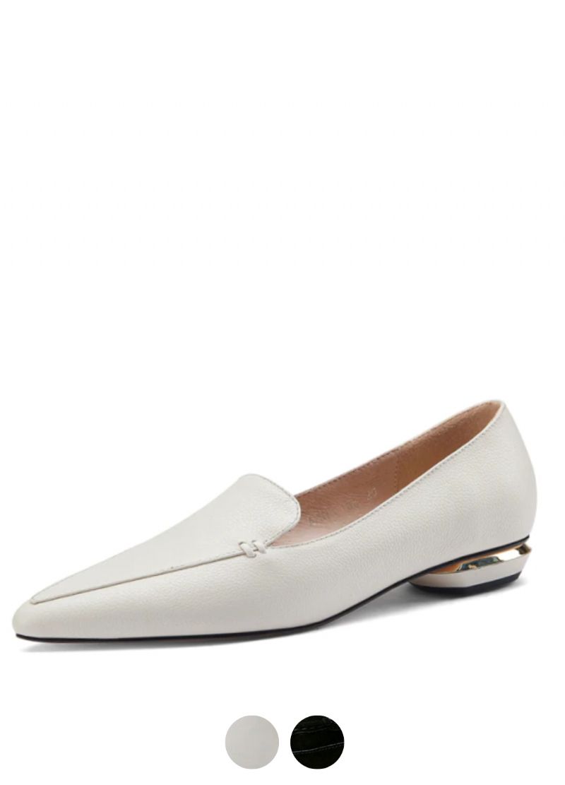 Leron Dames Leren Designer Loafer
