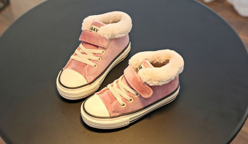 Leroy Unisex Kinder Warme Sneaker - Zwart