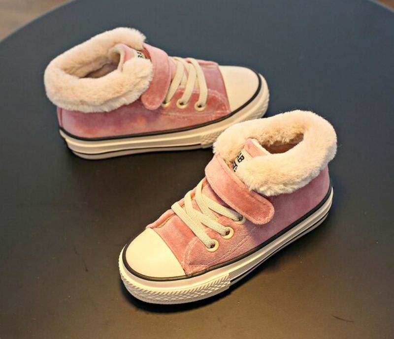 Leroy Unisex Kinder Warme Sneaker - Zwart
