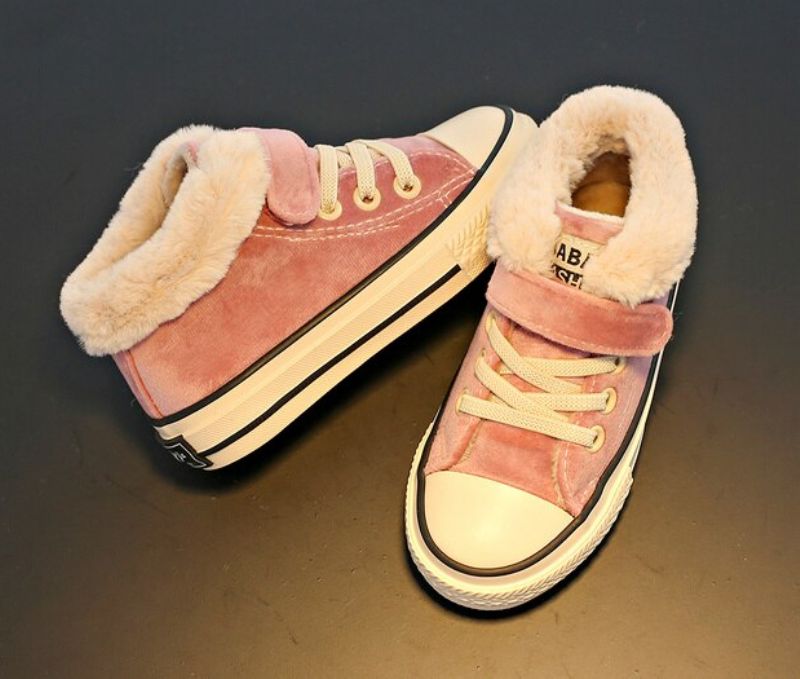 Leroy Unisex Kinder Warme Sneaker - Zwart