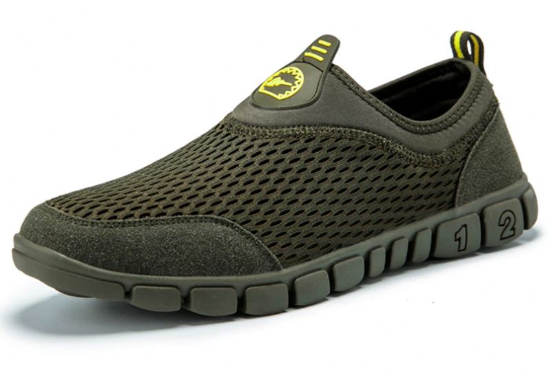 Leslie Heren Slip-on Sneakers - Groen