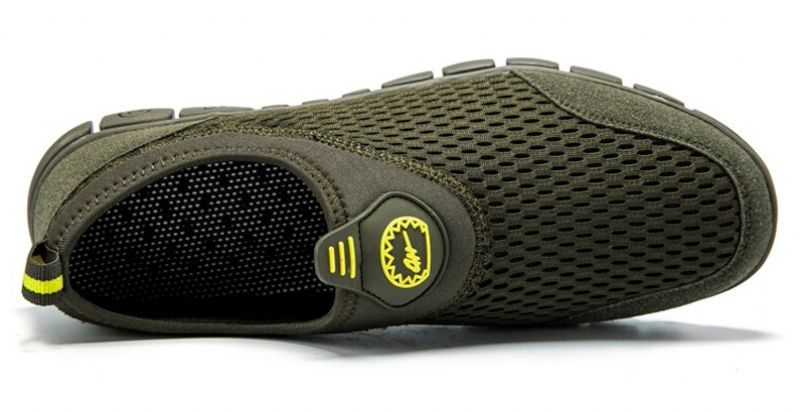 Leslie Heren Slip-on Sneakers - Groen