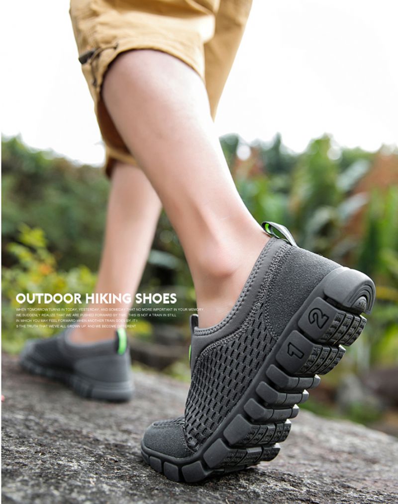 Leslie Heren Slip-on Sneakers - Groen
