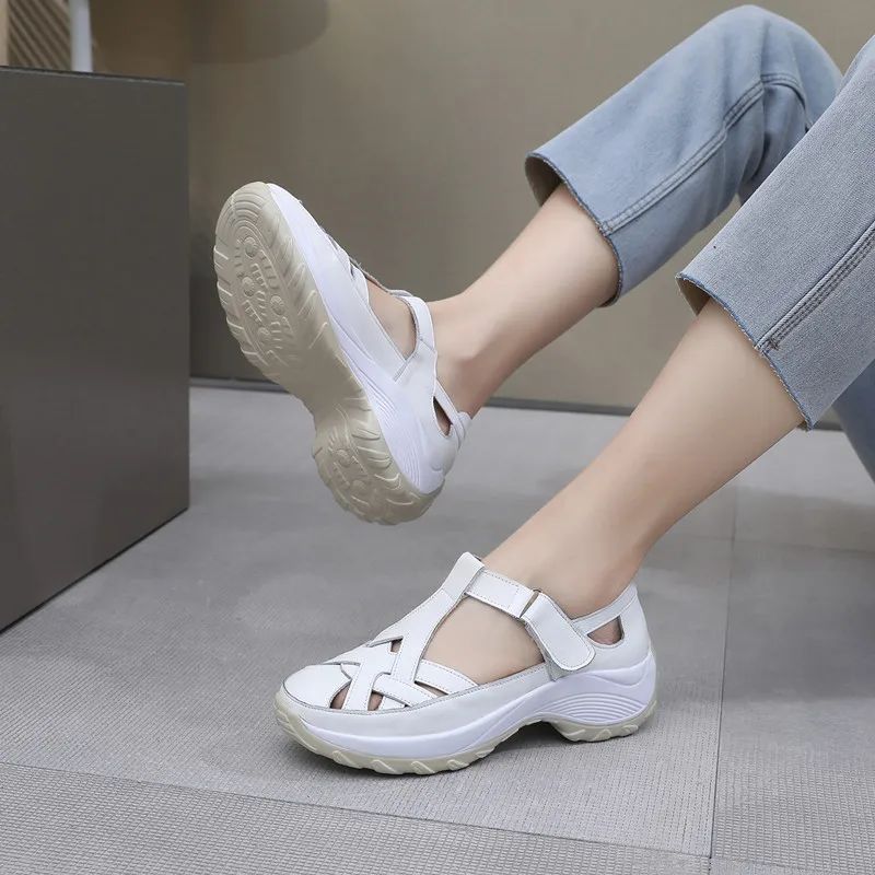 Letty Dames Comfortabele Casual Sandalen - Beige