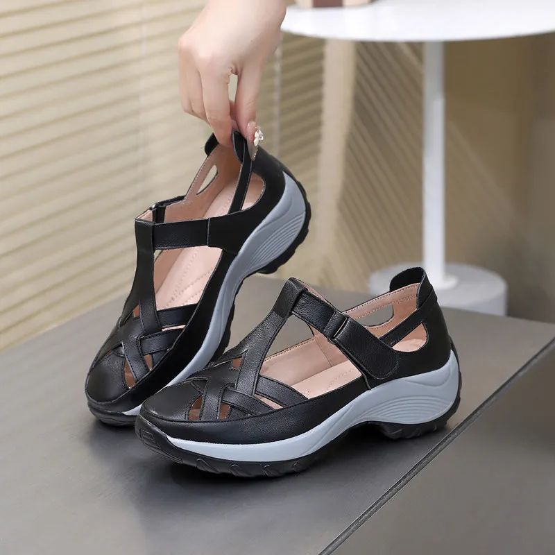 Letty Dames Comfortabele Casual Sandalen - Beige