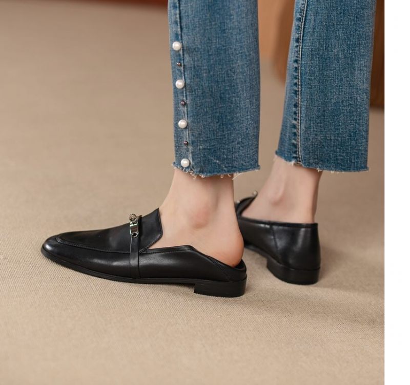Letty Dames Dress Flat Loafer Schoenen - Abrikoos