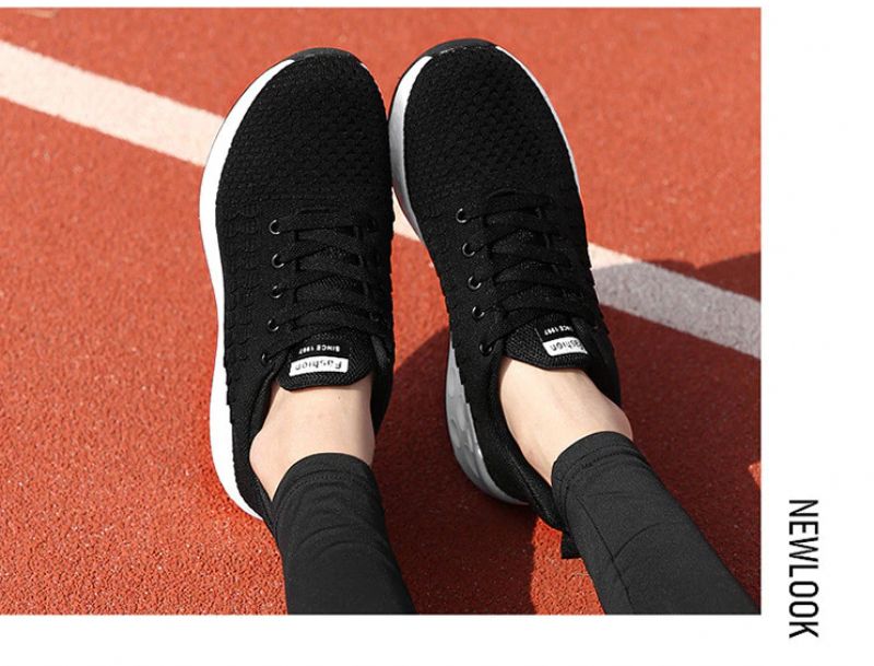 Letty Dames Sneaker Zwarte Schoenen - Zwart
