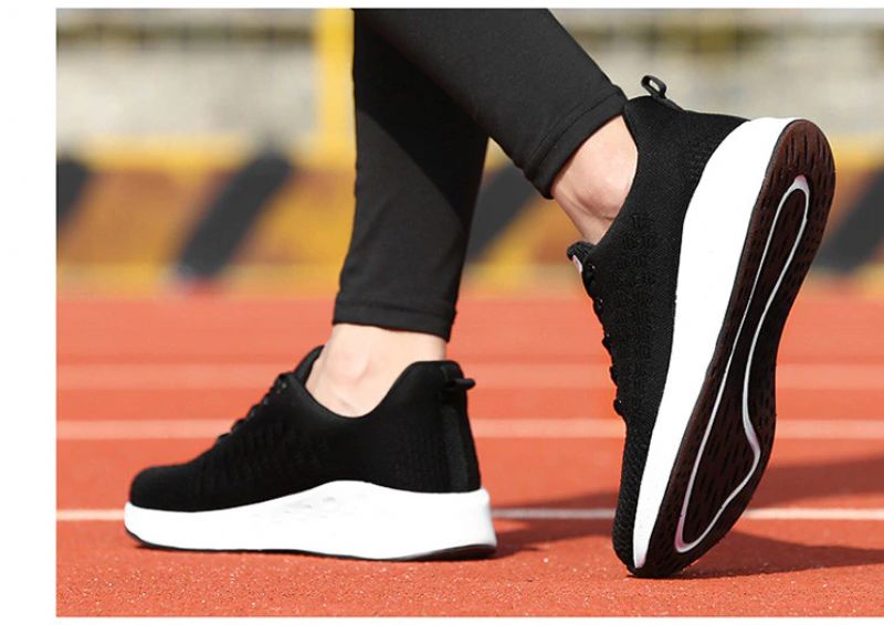 Letty Dames Sneaker Zwarte Schoenen - Zwart