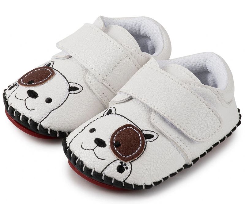 Levine Unisex Kinder Platte Schoenen - Wit