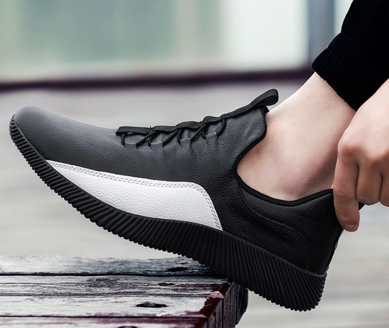 Levy Heren Casual Sneakers - Zwart