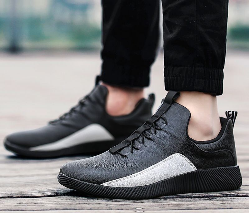 Levy Heren Casual Sneakers - Zwart