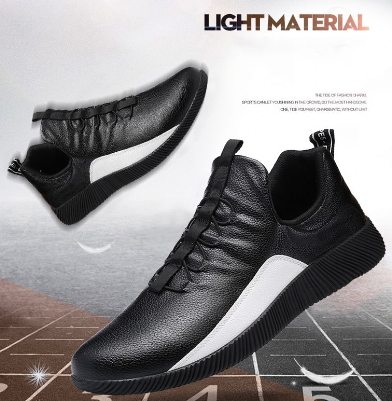 Levy Heren Casual Sneakers - Zwart