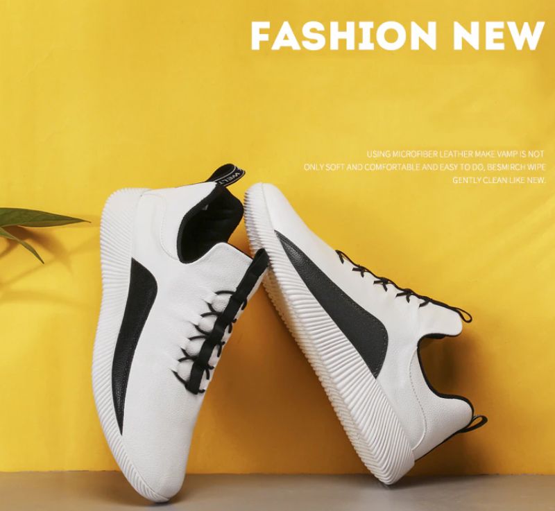 Levy Heren Casual Sneakers - Zwart
