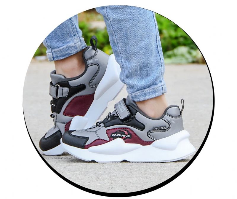 Lewin Jongensmode Sneaker - Grijs