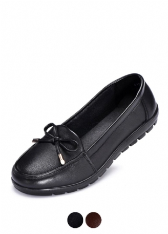 Lexie Dames Leren Instappers Loafers