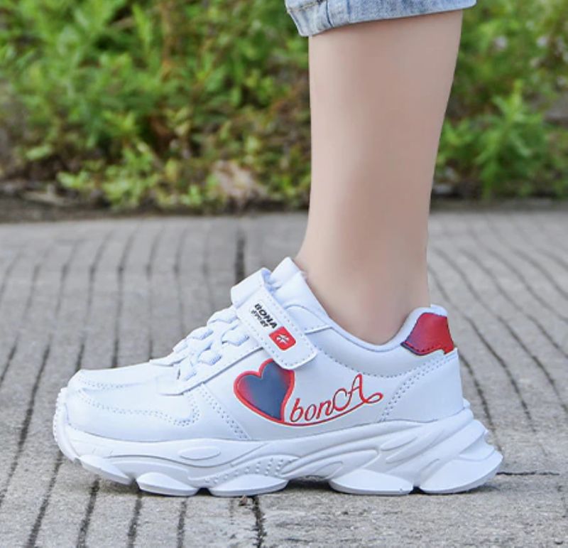 Leyda Casual Sneaker Voor Meisjes - Zwart