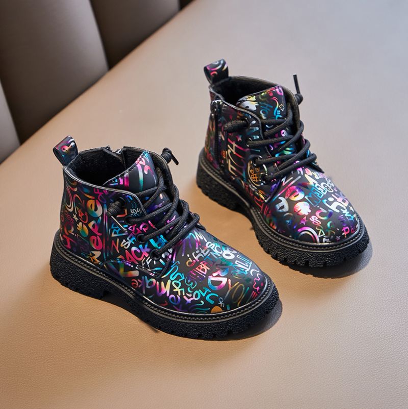 Lia Meisjes Chelsea Boot - Zwart