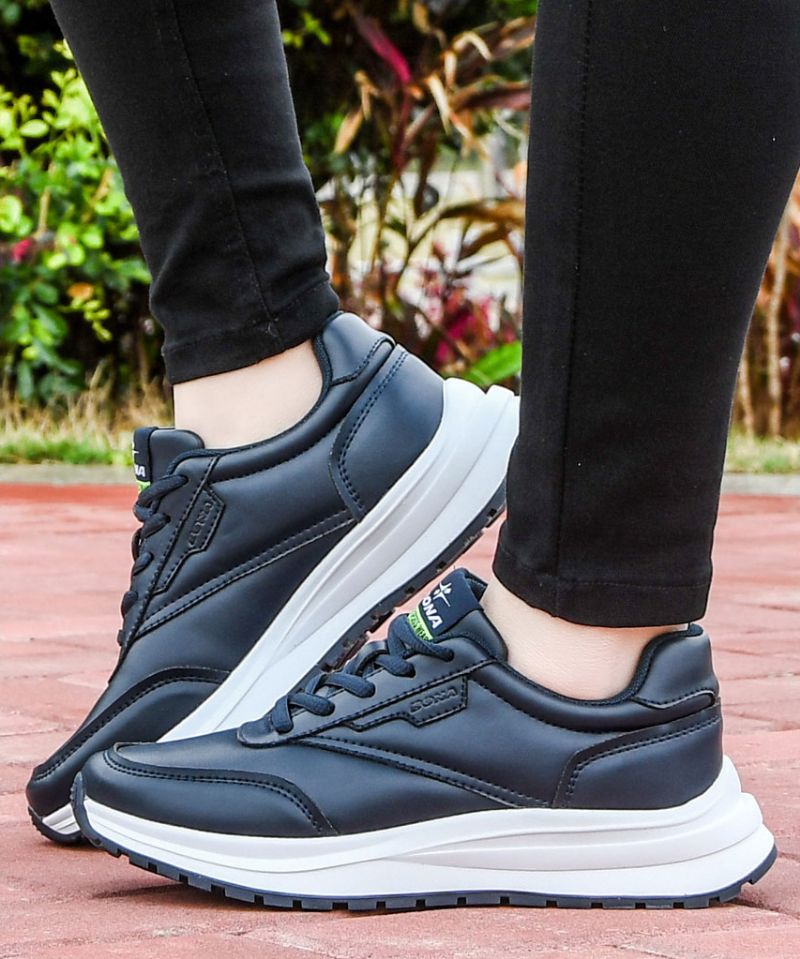Liam Heren Casual Sneakers - Zwart