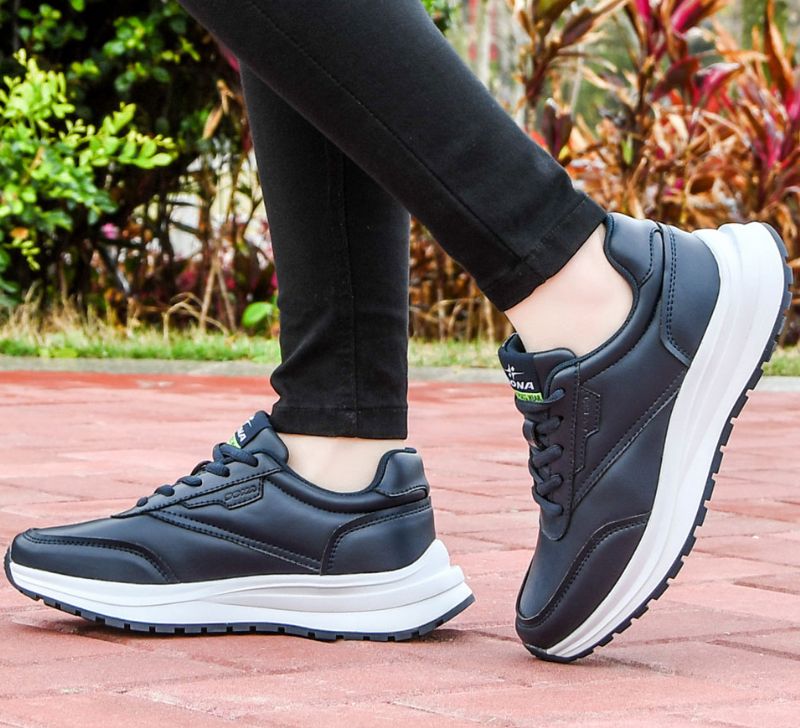 Liam Heren Casual Sneakers - Zwart