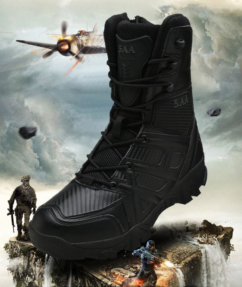 Liam Heren Tactical Boots - Beige
