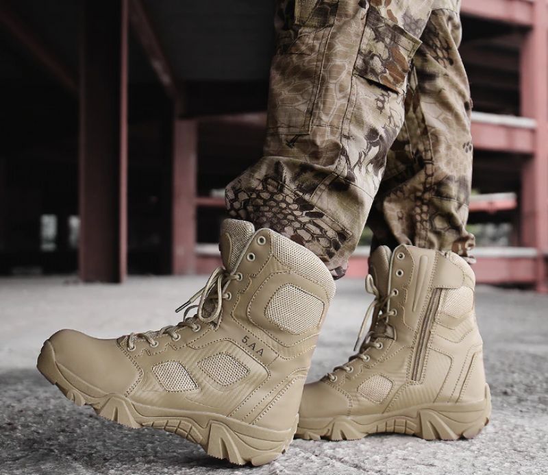 Liam Heren Tactical Boots - Beige