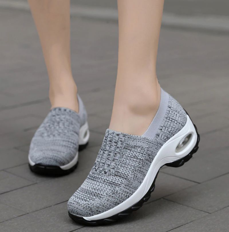 Lian Dames Platform Sneakers - Roos Rood