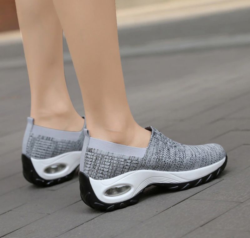 Lian Dames Platform Sneakers - Roos Rood