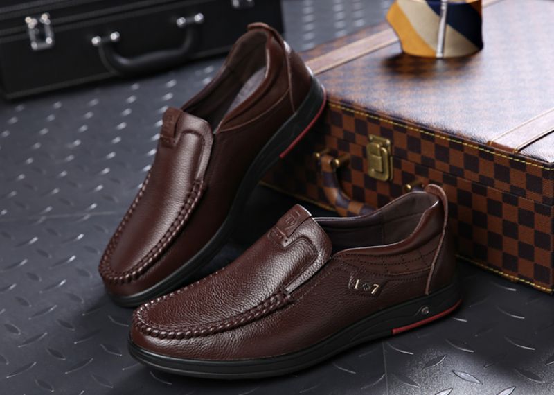 Libano Heren Loafers Casual Schoenen - Zwart