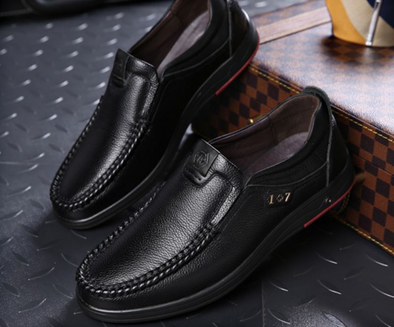 Libano Heren Loafers Casual Schoenen - Zwart