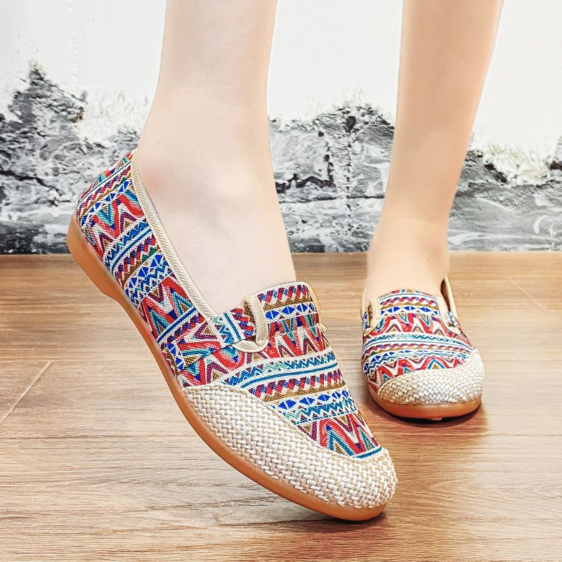 Libia Dames Casual Instappers - Blauw