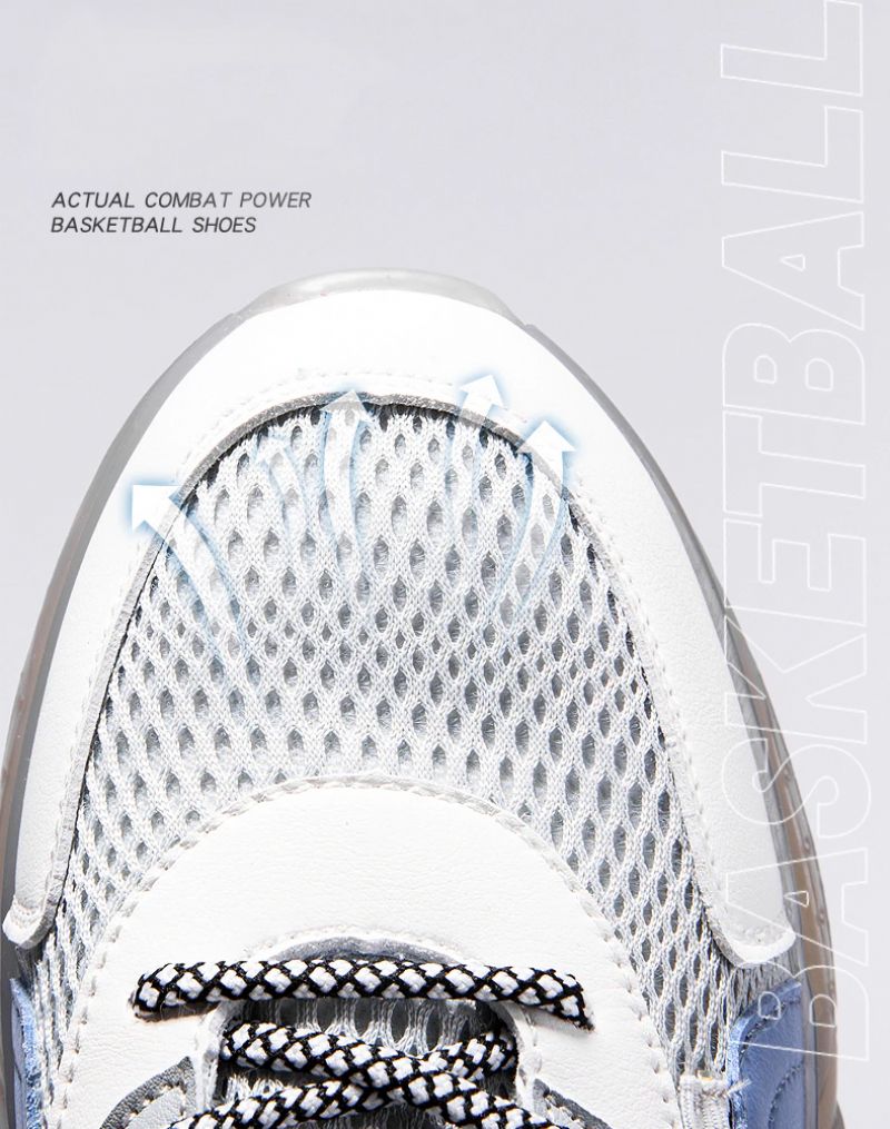 Lie Heren Basketbalschoenen - Wit