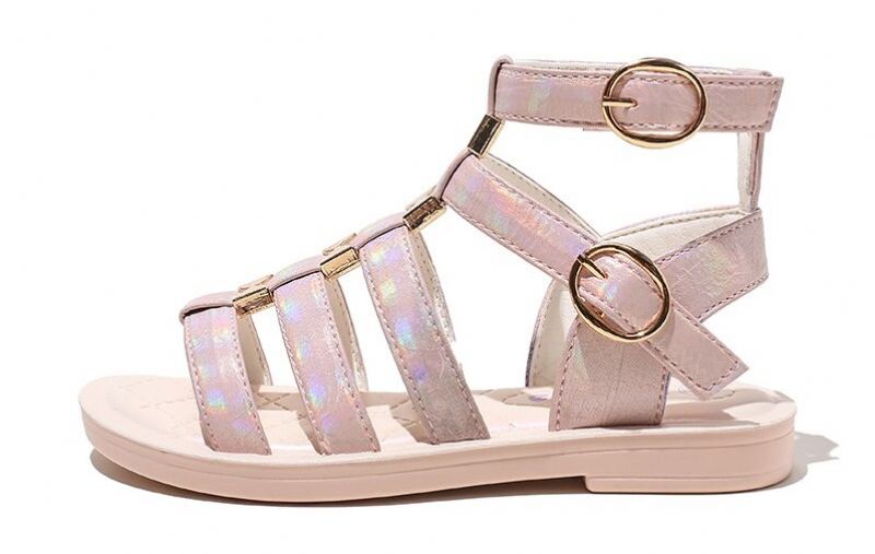 Lila Gladiator Sandaal Voor Meisjes - Beige